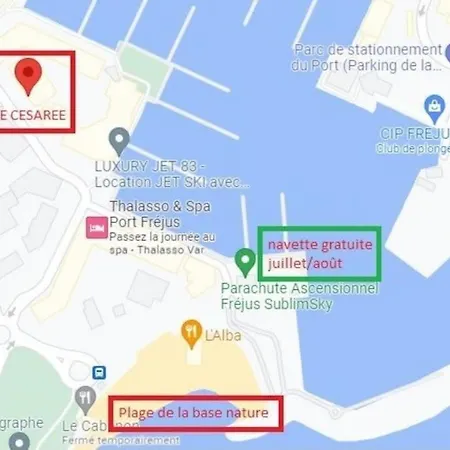 Superbe *port Frejus*piscine*lumineux* 5 Personnes Apartmán Fréjus